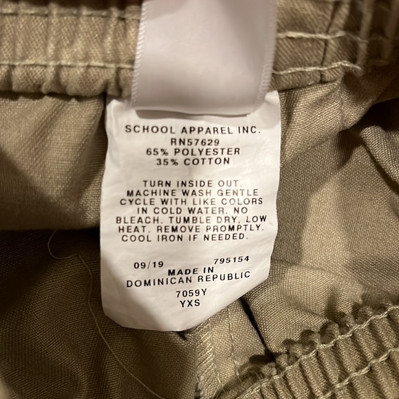 A+ School Apparel Youth Toddler Khaki Pull On Pants Uniform ~ Size XS ~ 4 pair - Picture 4 of 17